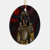 Dacshund Keramik Ornament (Rechts)