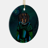 Dacshund Keramik Ornament (Rechts)