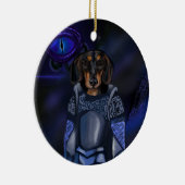 Dacshund Keramik Ornament (Rechts)