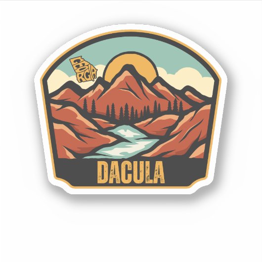 Dacula, Georgien Aufkleber (Vorderseite)