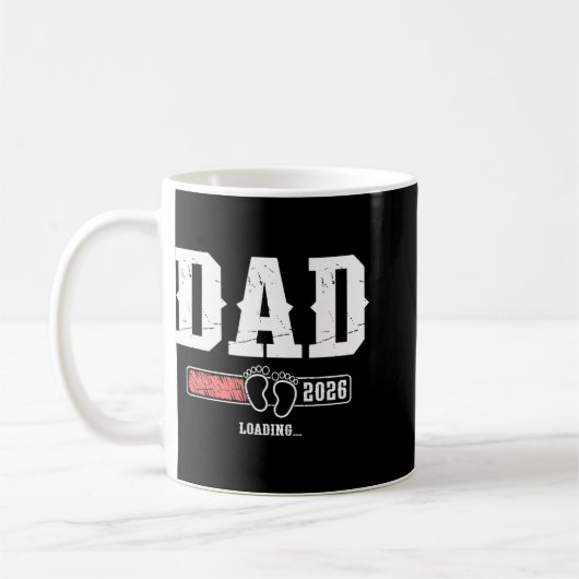 Dad 2026 Loading Dad Est. 2026, Father 2026 New Da Kaffeetasse (Links)