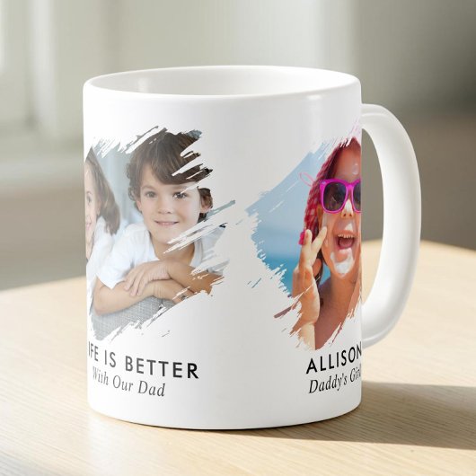 Dad 3 Foto-Erinnerung Kaffeetasse