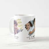 Dad 3 Foto-Erinnerung Kaffeetasse (Vorderseite Links)