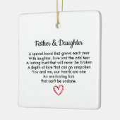 Dad and Daughter, Birthday Gift for Dad, Gift Keramikornament (Links)