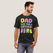 Dad And Mom Birthday Girl Bear Family Matching T-Shirt (Vorne ganz)