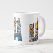 DAD Anpassbare Bilderrahmen Vatertag Geburtstage Jumbo-Tasse (Vorderseite Rechts)