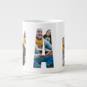 DAD Anpassbare Bilderrahmen Vatertag Geburtstage Jumbo-Tasse (Vorderseite)