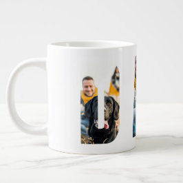 DAD Anpassbare Bilderrahmen Vatertag Geburtstage Jumbo-Tasse