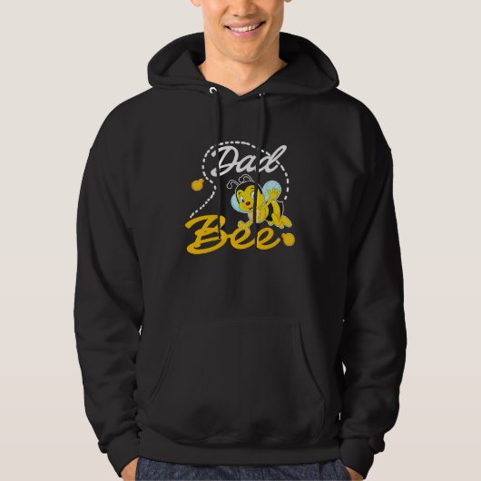 Dad Bee Father Matching Family First Bee Day Outfi Hoodie (Vorderseite)