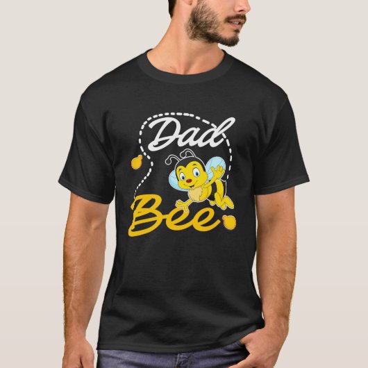 Dad Bee Father Matching Family First Bee Day Outfi T-Shirt (Vorderseite)