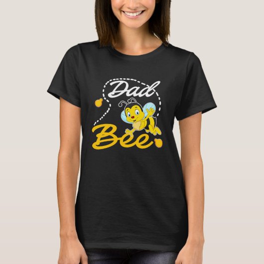 Dad Bee Father Matching Family First Bee Day Outfi T-Shirt (Vorderseite)