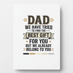 Dad Bestes Geschenk gehört dir Vintage Vector Shir Fotoplatte