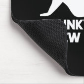 Dad Bod Chunky Is The New Hunky Dadbod Silhouette Mousepad (Ecke)