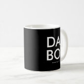 Dad Bod Wered By Zza Funny Modern Fathers Day Kaffeetasse (VorderseiteRechts)