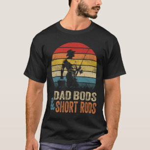 Dad Bods und kurze Stangen Retro-Angeln Dad Bods u T-Shirt