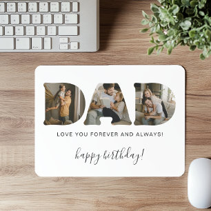 DAD-Brief-Fotocollage-Birthday-Mauspad Mousepad