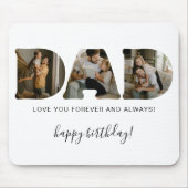 DAD-Brief-Fotocollage-Birthday-Mauspad Mousepad (Vorne)