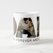 DAD-Brief-Fotocollage Jumbo-Tasse (Vorderseite)