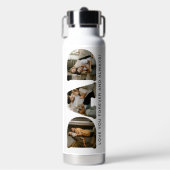 DAD-Brief-Fotocollage Trinkflasche (Vorderseite)