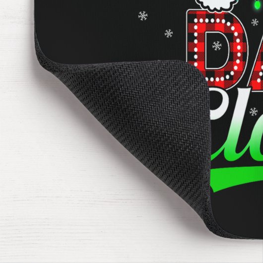 Dad Claus Christmas Lights Matching Family Xmas Pa Mousepad (Ecke)