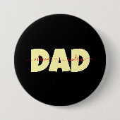 Dad Customized children name Button (Vorderseite)