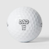 Dad Daddy Dada Bruh Humor Birthday Christmas Gift  Golfball (Vorderseite)