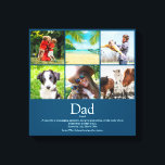 Dad Daddy Father Papa Definition 6 Foto Blue Leinwanddruck<br><div class="desc">Personalise the 6 favourite fotos and personalized definition for your special dad,  daddy or father to create a unique gift for Farther's day,  birthdays,  Christmas or any day you want to show much means to you. Perfekt way to show him amazing he is every day. Designed by Thisisnotme ©</div>