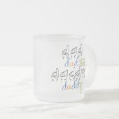 dad, daddy in sign language mattglastasse (VorderseiteRechts)