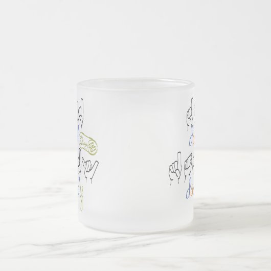 dad, daddy in sign language mattglastasse (Mittel)