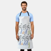 dad, daddy in sign language schürze (Getragen)