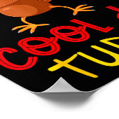 Dad Daddy Turkey Matching Family Group Thanksgivin Poster (Ecke)