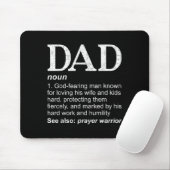 Dad Definition Father's Day Daddy Christian Dad Mousepad (Mit Mouse)