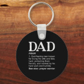 Dad Definition Father's Day Daddy Christian Dad  Schlüsselanhänger (Vorderseite)
