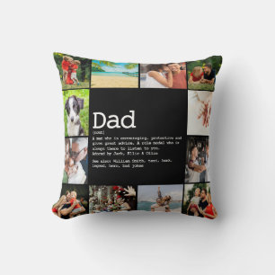 DAD DEFINITION FOTO KLEBUNG FATHER's DAY Kissen