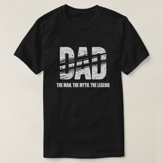 Dad Der Mann Der Mythos Die Legende T-Shirt (Design vorne)