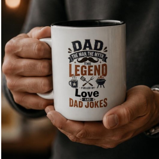 Dad Der Mann Der Mythos Die Legende Tasse
