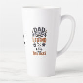 Dad Der Mann Der Mythos Die Legende Tasse (Rechts)