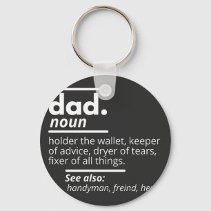 Dad Dictionary Definition - Funny Fathers Day Gift Schlüsselanhänger