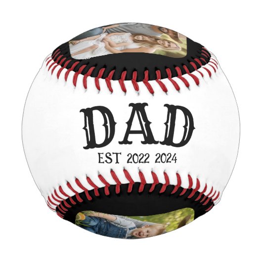 Dad Est 2025 3 Photo Baseball (Rückseite)