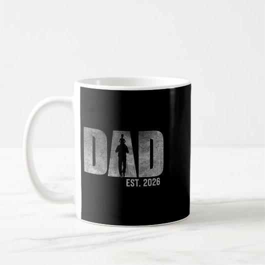 Dad Est. 2026 Father 2026 Loading New Dad 2026  Kaffeetasse (Links)
