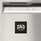 Dad Est. 2026 Logo Daddy 2026 Soon To Be New Dad 2 Magnet (In Situ (Geschirrspüler))