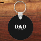 Dad Est. 2026 Logo Father 2026 Loading New Dad 202 Schlüsselanhänger (Vorderseite)