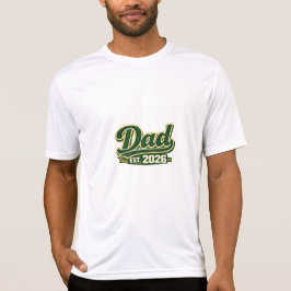 Dad EST. 2026 Retro-Typografie T-Shirt