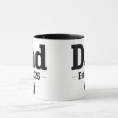 Dad Est 2026 Tasse (Zentrum)