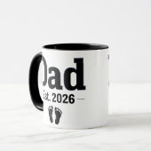Dad Est 2026 Tasse (Vorderseite Links)