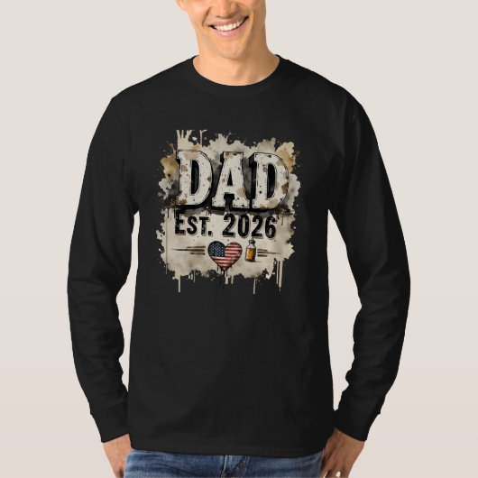 Dad Est 2026 Tshirt (Vorderseite)
