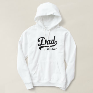 Dad Est 2027 Neuer Vater werdender Baby-Ankündigun Hoodie