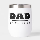 DAD Est. 20XX Modernes Minimalist-Edelstahl- (Rückseite)