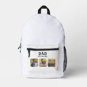 Dad Est 3 Foto Bedruckter Rucksack (Vorderseite)