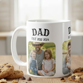 Dad Est 3 Foto Kaffeetasse